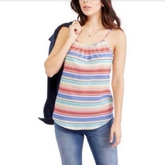 Faded Glory Striped Cami Tank Top - Picture 4 of 4